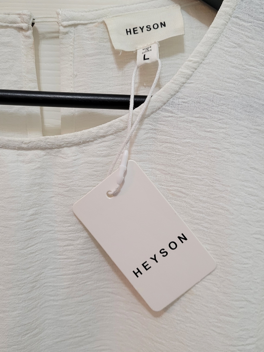 Heyson White Ruffle Tiered Tunic Top - Picture 2 of 8